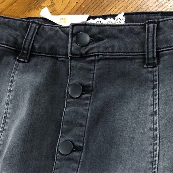 Alter’d State Hendrix black denim mini-skirt size XS - Picture 6 of 9